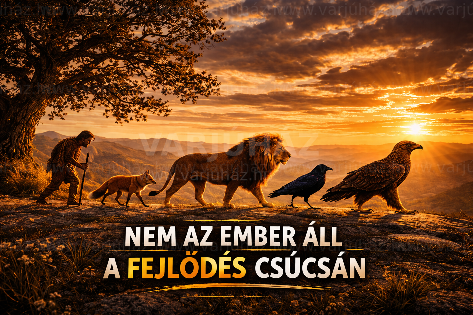 Evolúció A VARJÚHÁZ SZERINT...