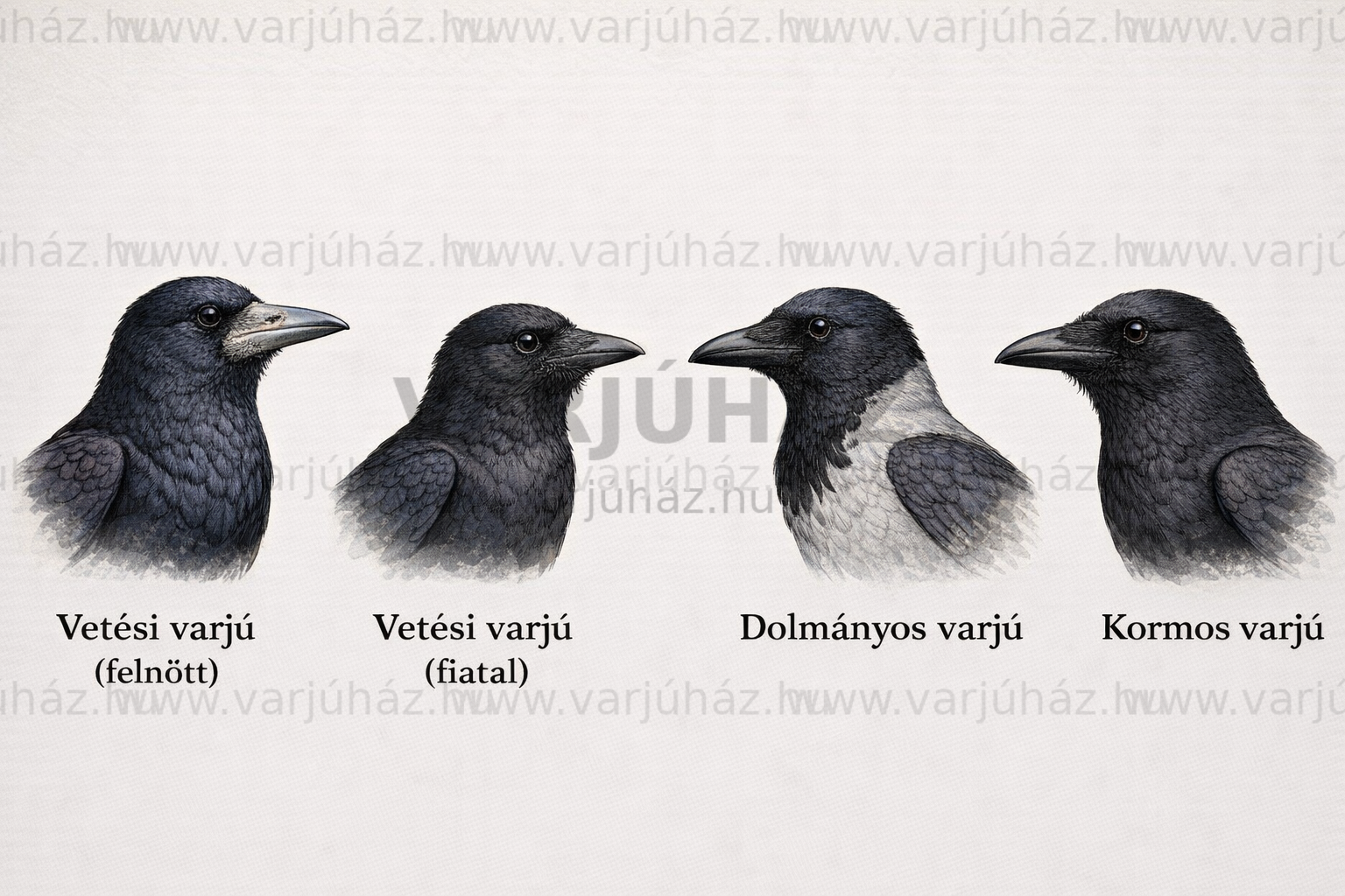 Madárhatározó: Varjúfélék, ragadozók és bagolyfiókák azonosítása