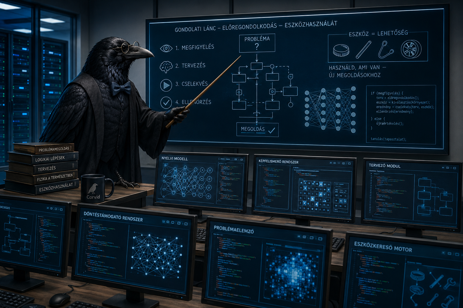 Hogyan tanítják a varjak gondolkodni a mesterséges intelligenciát?