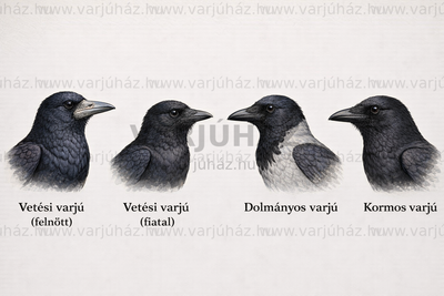 Madárhatározó: Varjúfélék, ragadozók és bagolyfiókák azonosítása