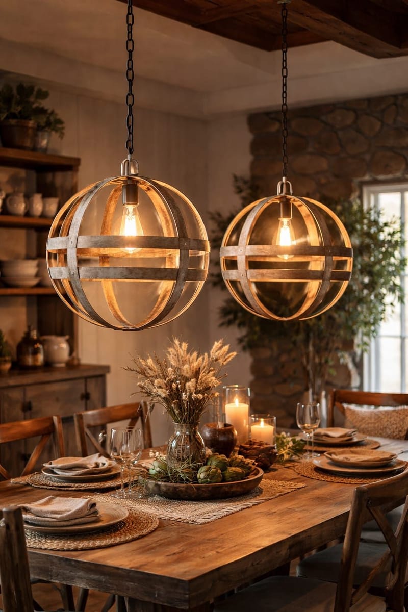 Pendant Lights - Wine Barrel Creations
