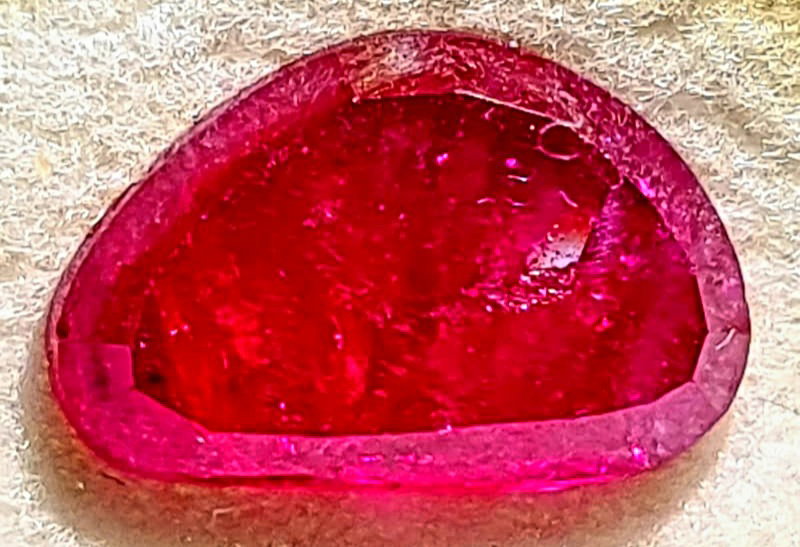 Very rare natural Burmese ruby