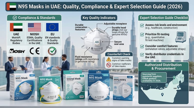 N95 Masks in UAE: Quality, Compliance & Expert Selection Guide 2026