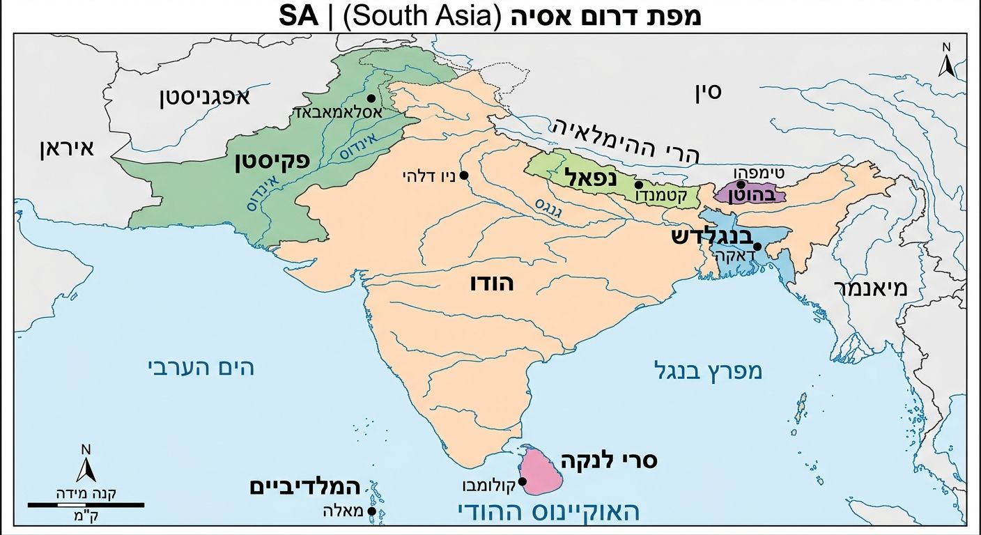 דרום אסיה (South Asia) |  SA