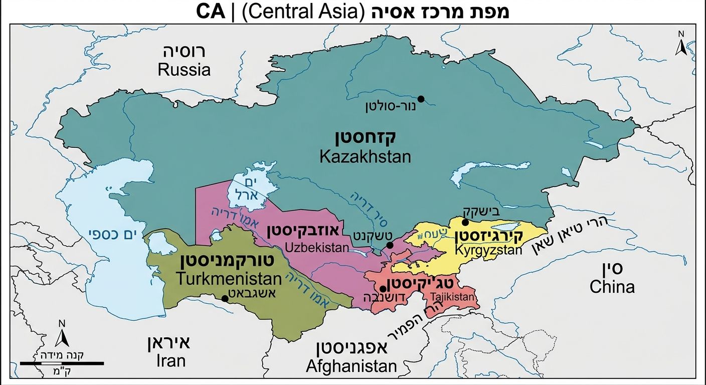 מרכז אסיה (Central Asia) |  CA