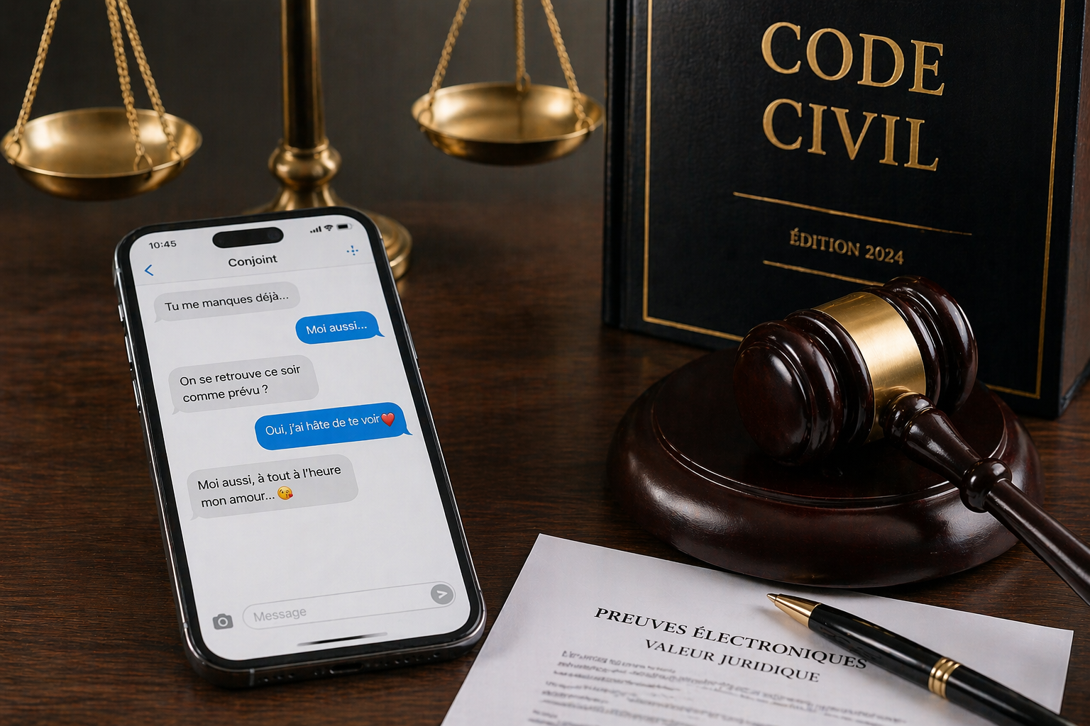 Peut-on utiliser des SMS comme preuve ?