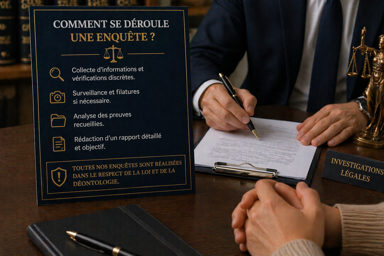 Combien de temps dure une enquête ?