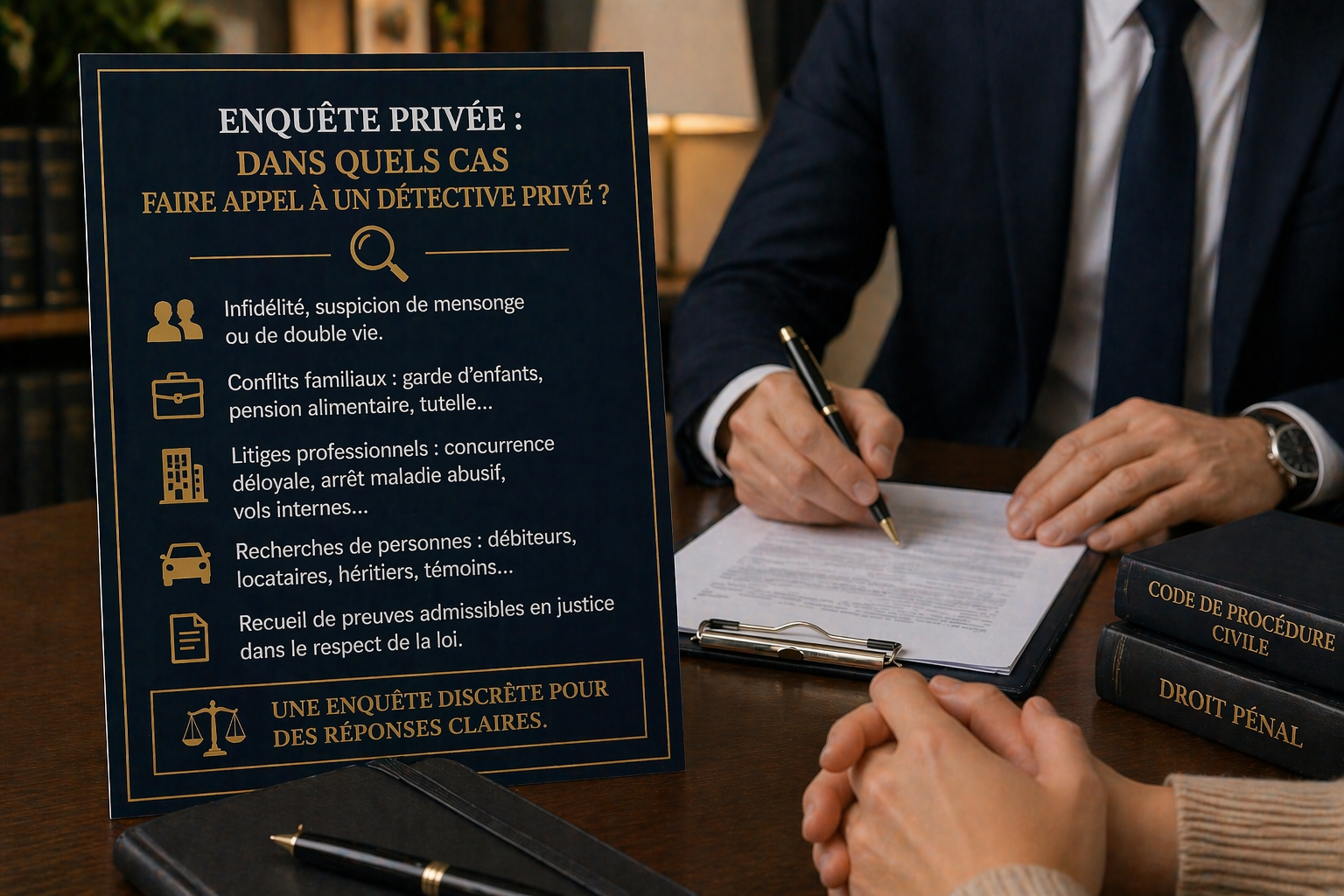 Dans quels cas faire appel à un détective ?