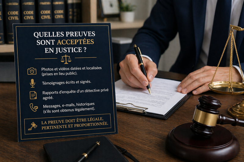 Quelles preuves pour un divorce pour faute ?