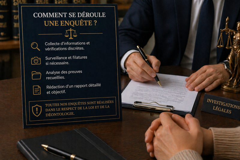 Combien de temps dure une enquête ?