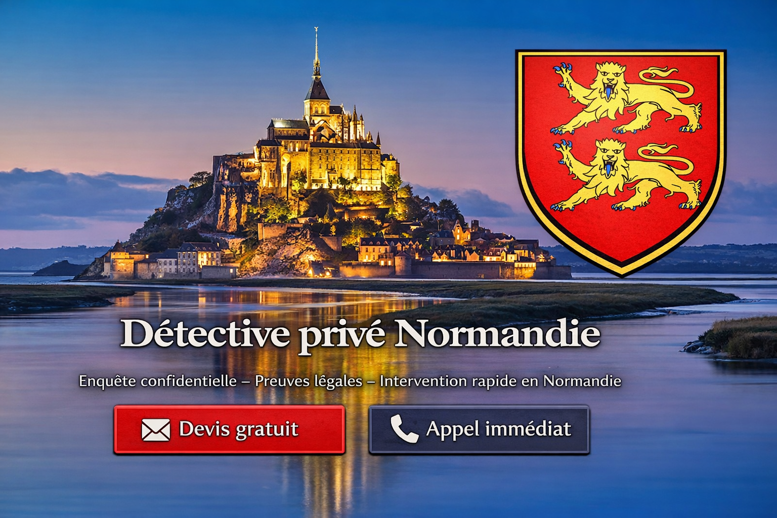 Détective privé à Mont Saint-Michel