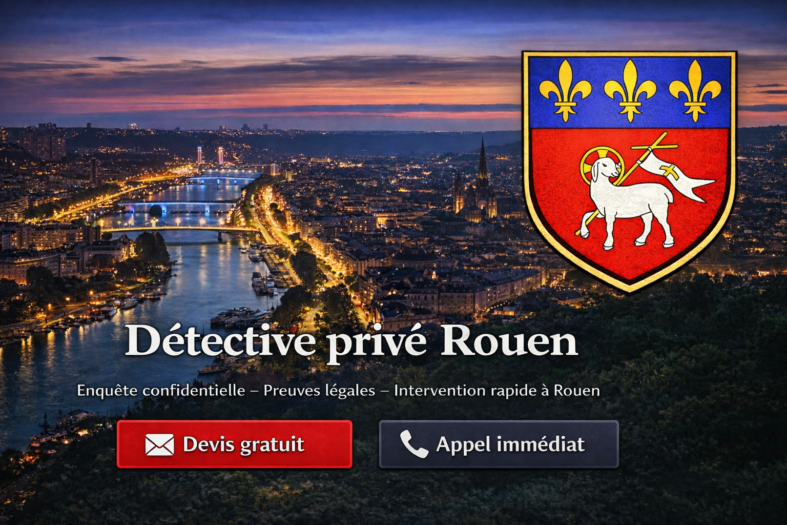 Détective privé à Rouen la nuit