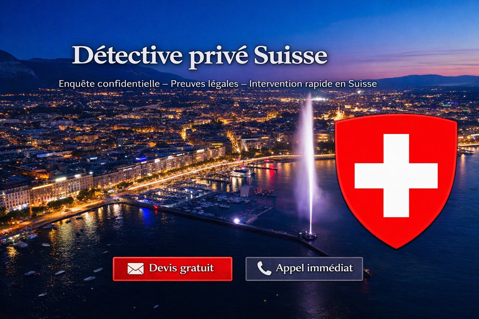 Enquête privée à Genève de nuit