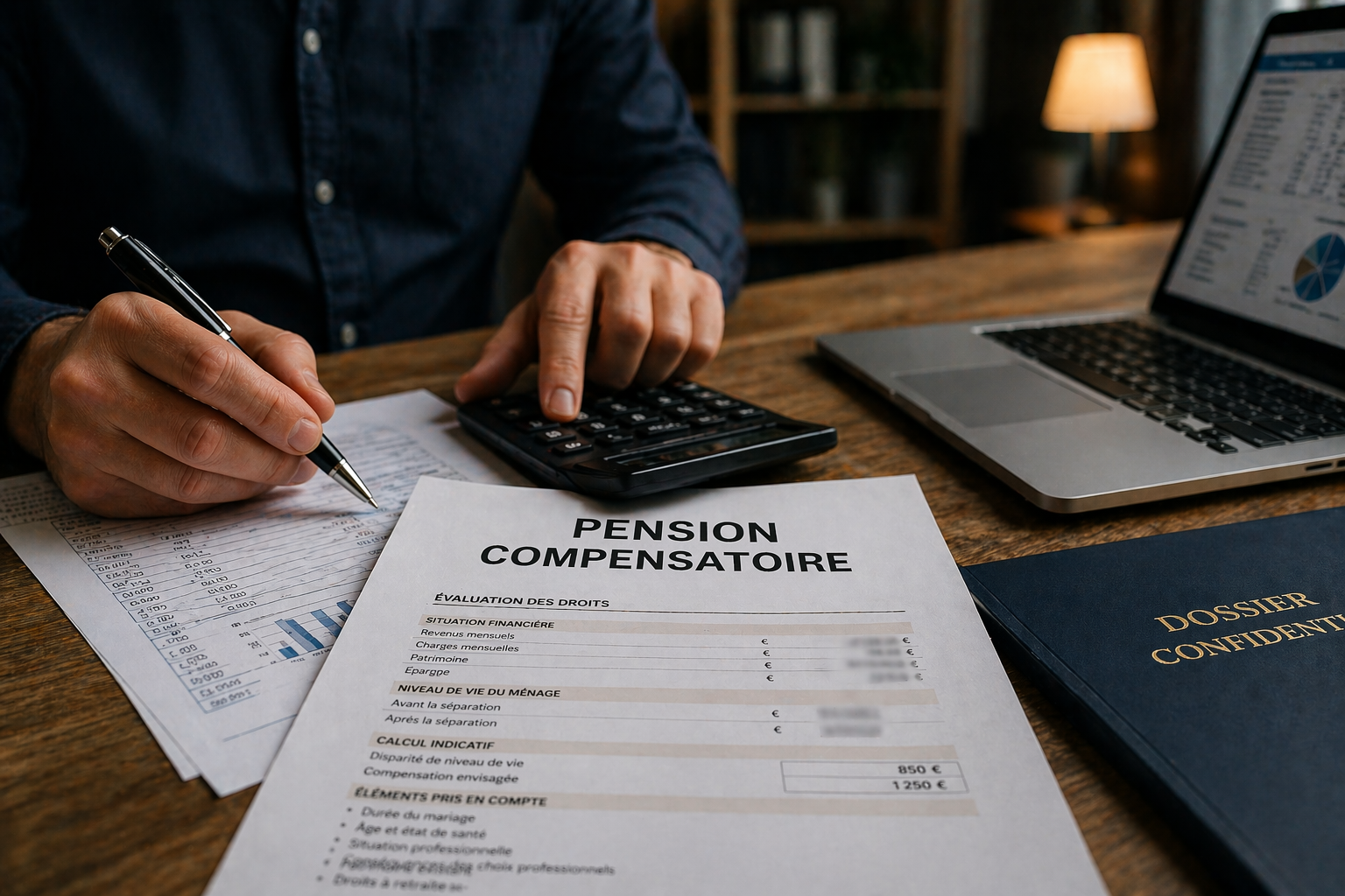 Pension compensatoire enquête détective vérification revenus divorce