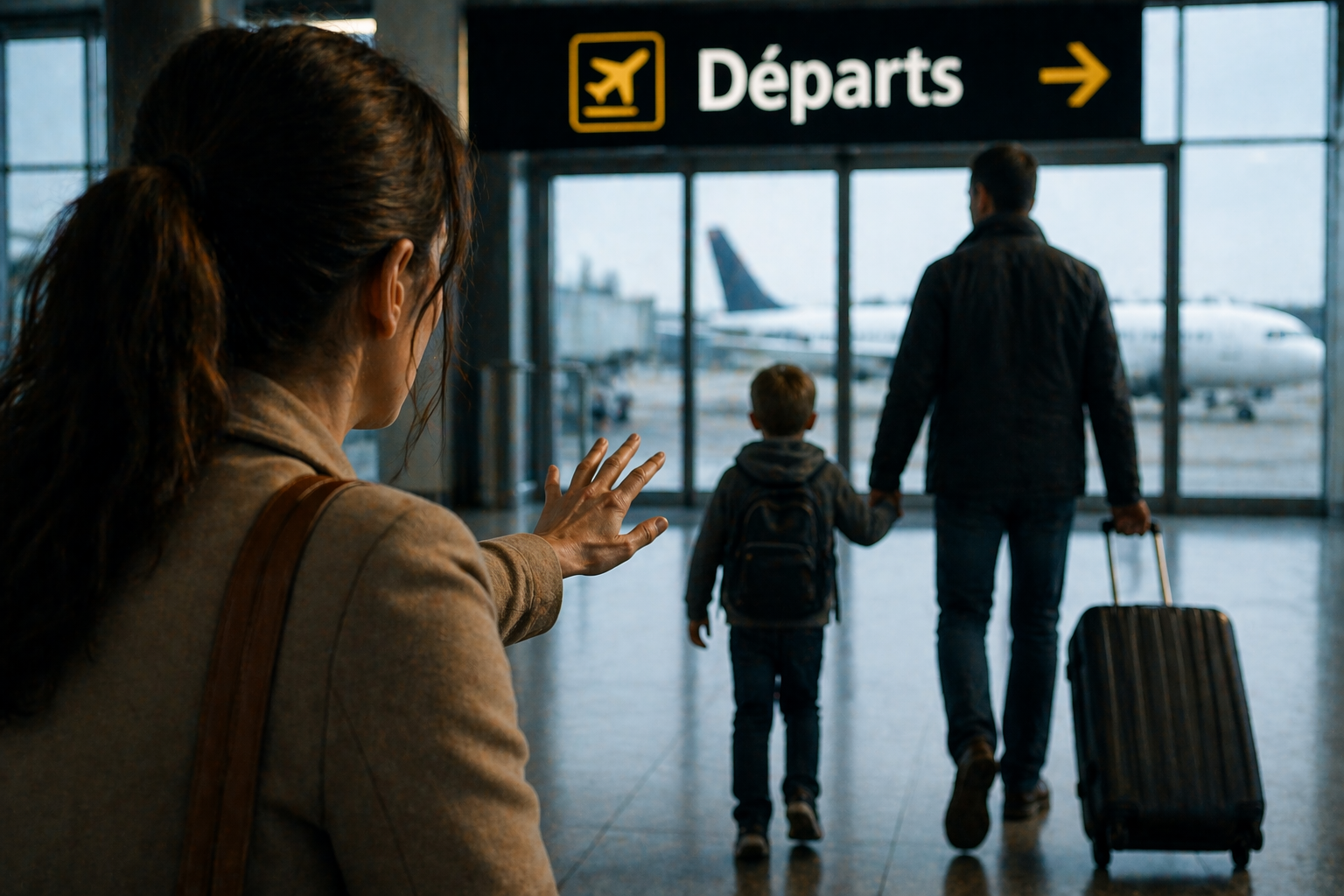 Enlèvement parental enfant aéroport enquête détective localisation