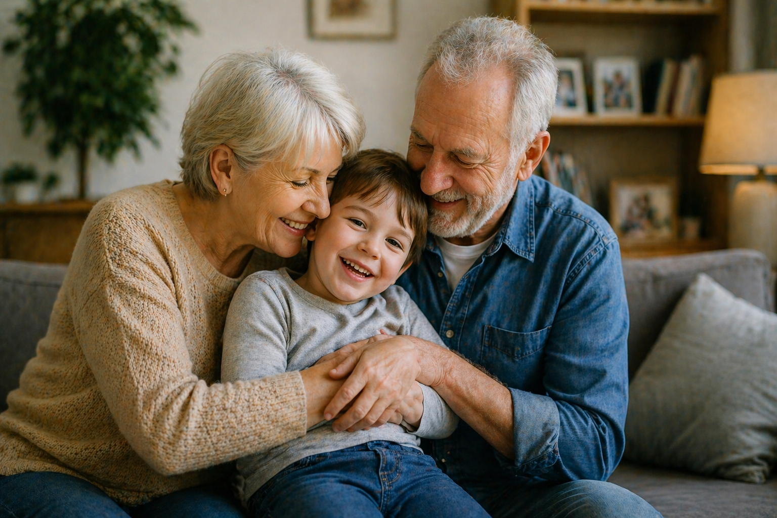 “Grands-parents avec enfant lien familial droit de visite grands-parents”