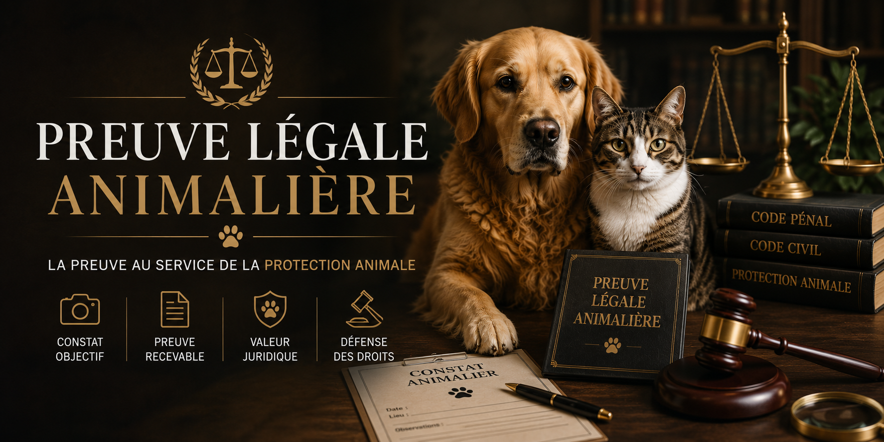 preuve légale animalière detective prive