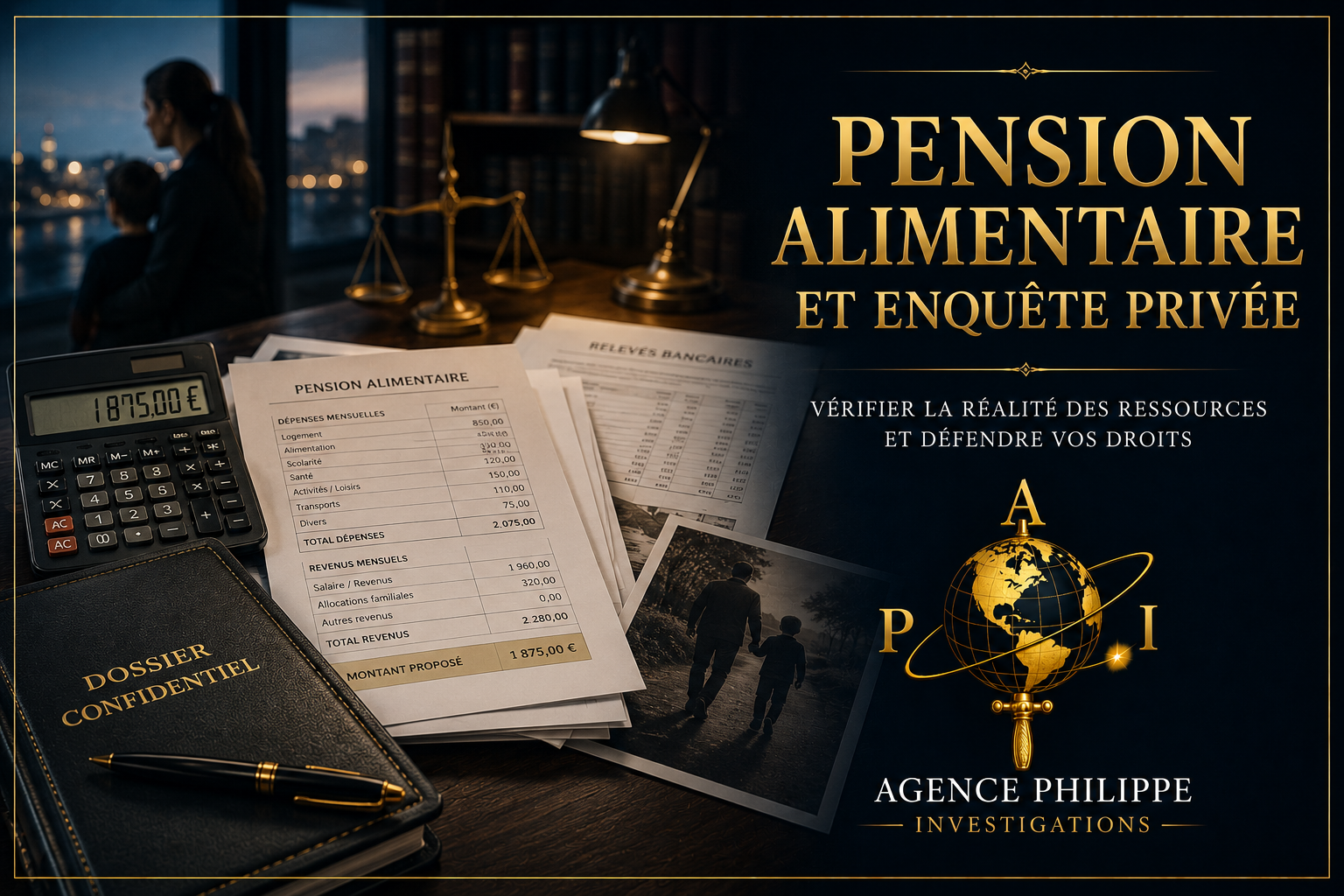 Enquête privée et pension alimentaire