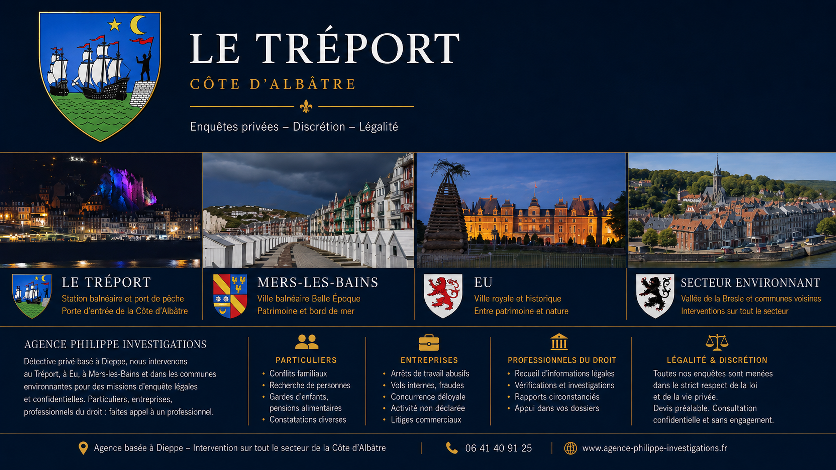 detective villes soeurs et cote d'albatre 