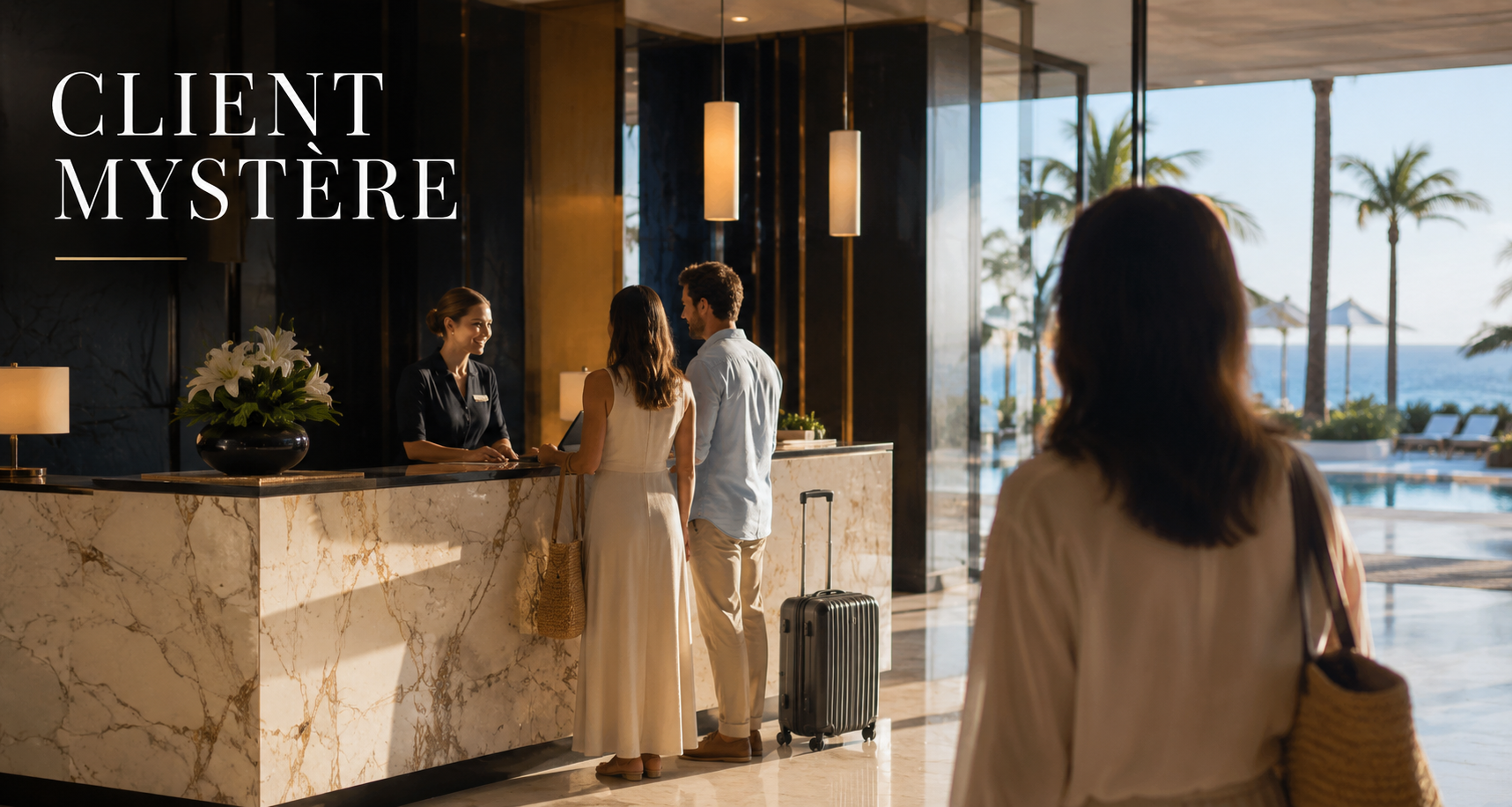 CLIENT MYSTERE Accueil luxueux au bord de mer