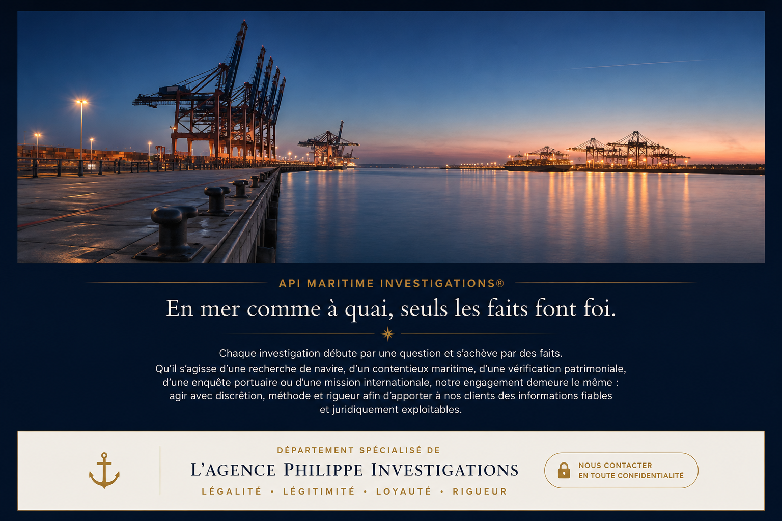 Maritime Investigations au Crépuscule