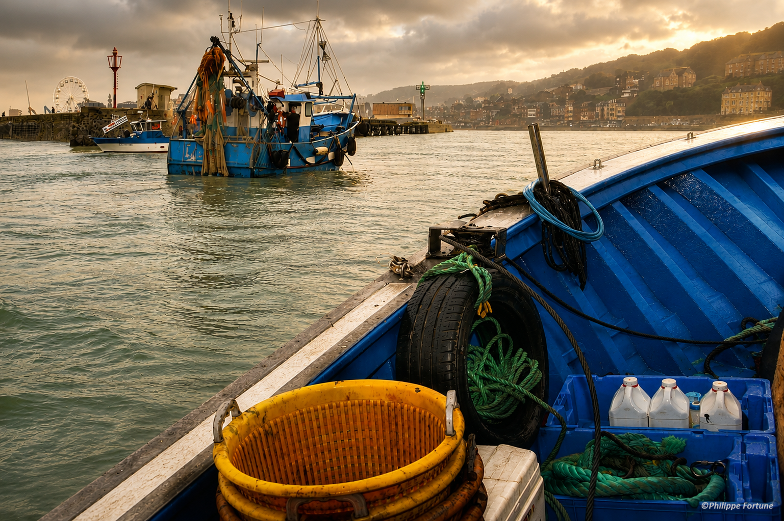 retour au port de peche 