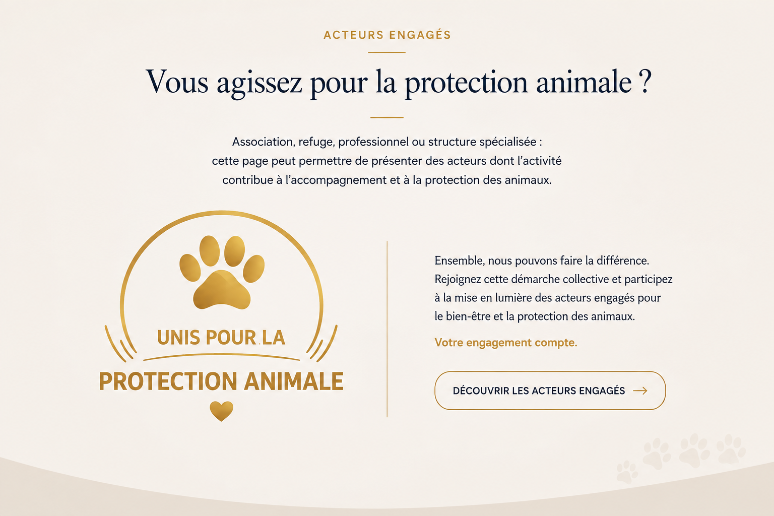 uni pour la protection animale 
