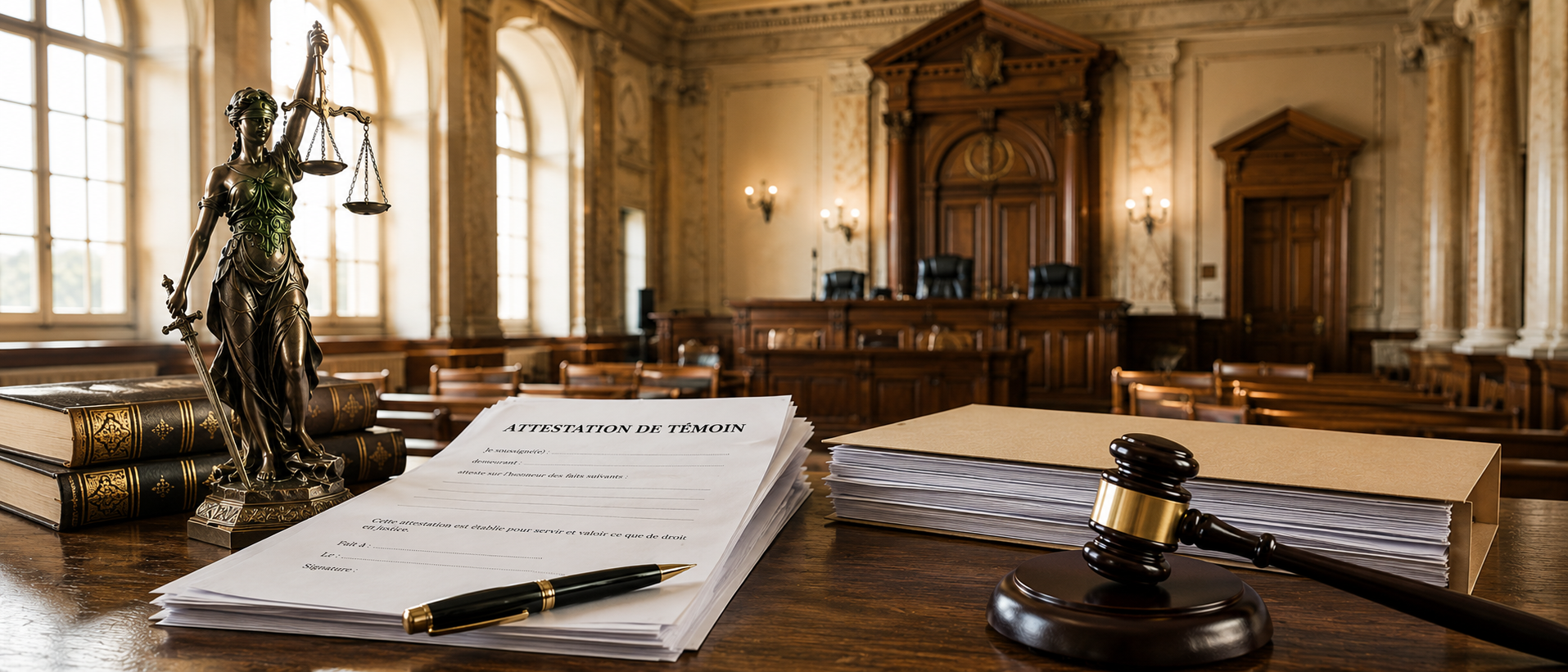 Justice et attestation de témoin