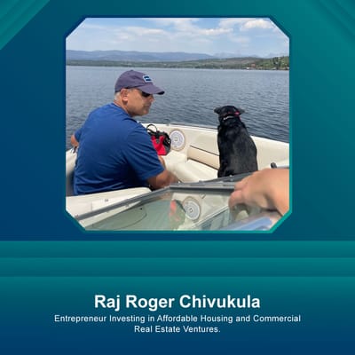 Raj Roger Chivukula, real estate investor and community service in Colorado