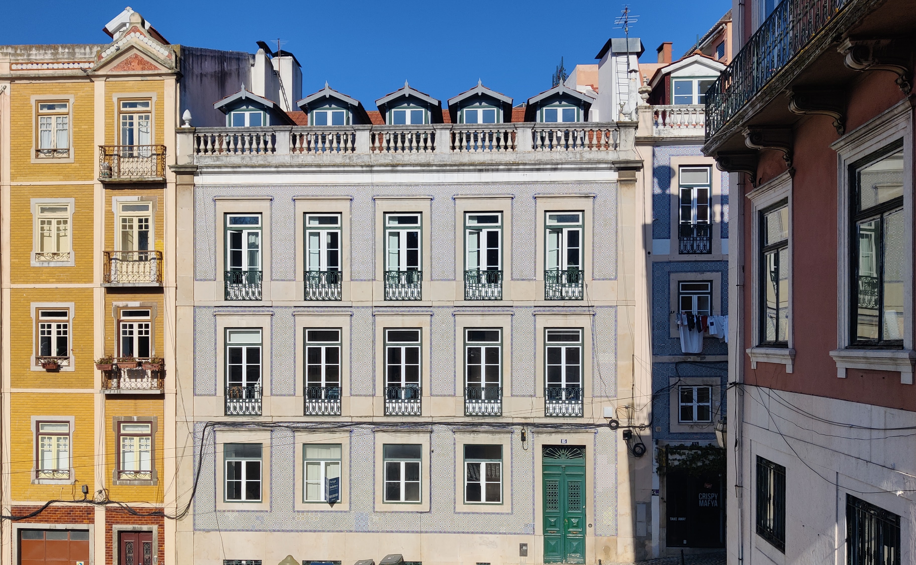 Traditional apartment buildings in Lisbon, representing Portugal’s residential property market.