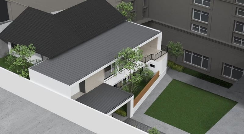 2 Floor House 98 SQ.Wa 600 SQ.M (Rajavithi Road)