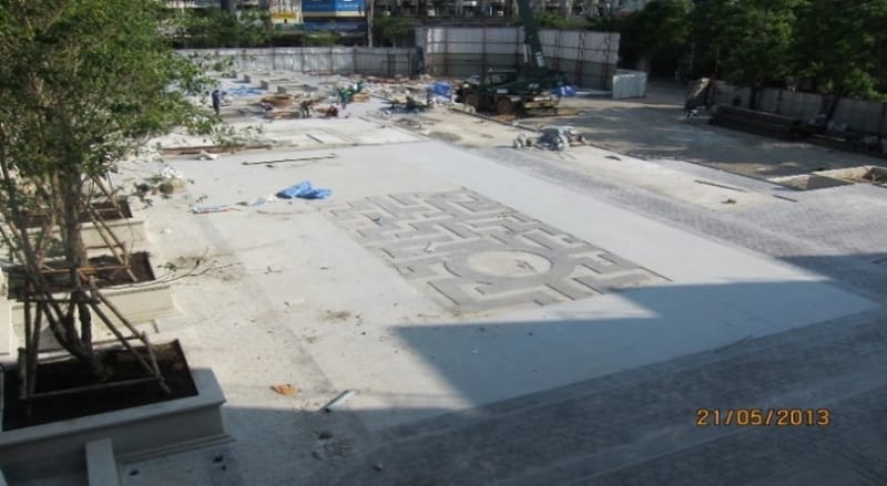 Granite Installation Work