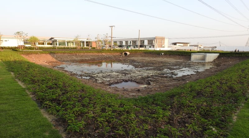Retention Pond and Pump Installation