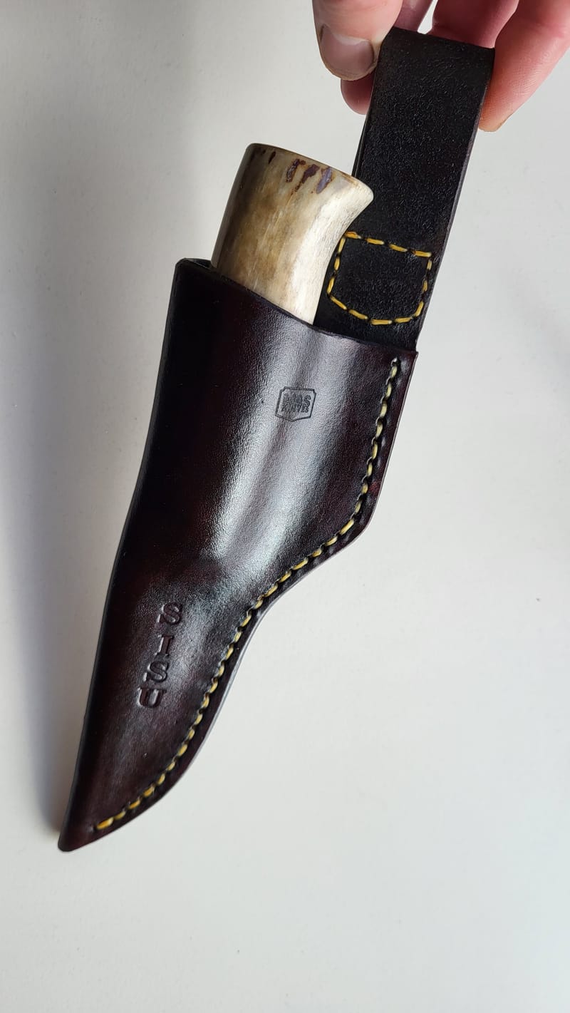 Deer antler puukko