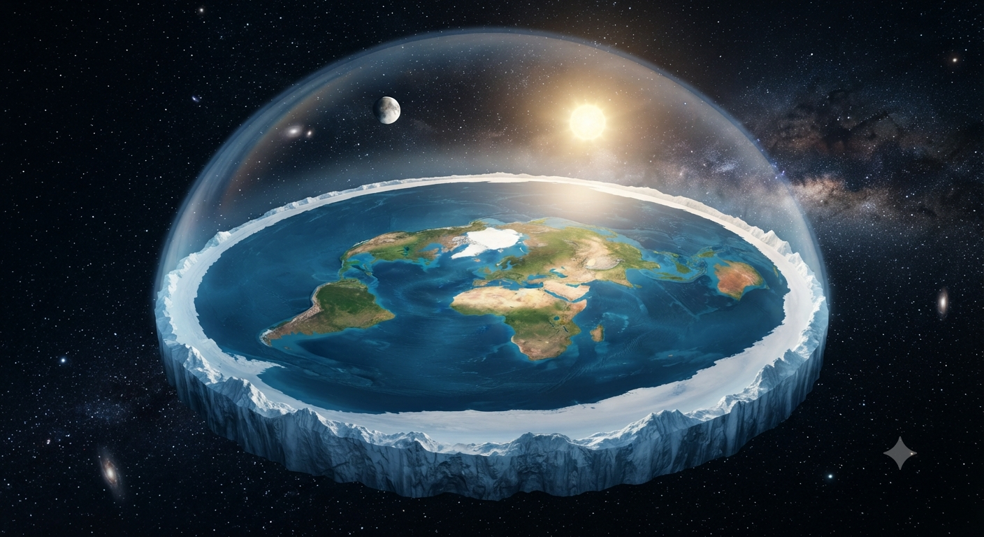 The Earth, Space and Antarctica.
