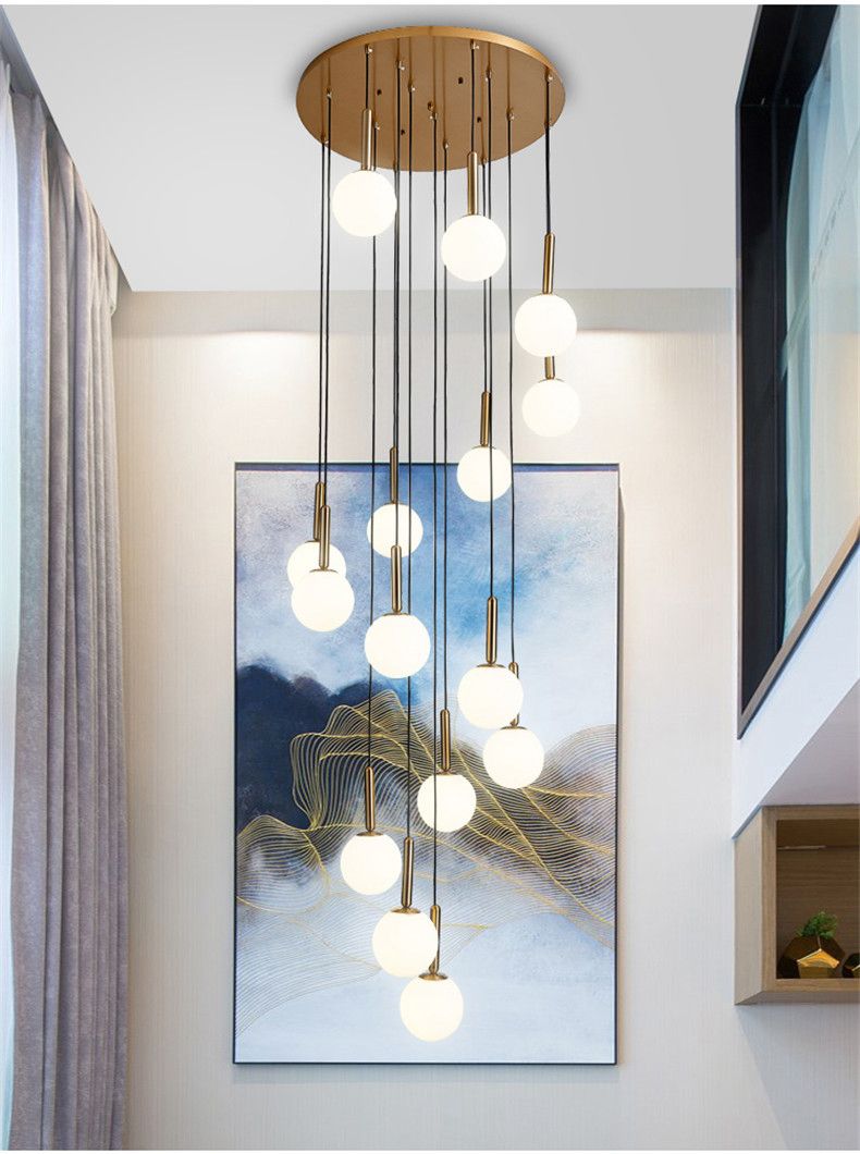 Rain light chandelier