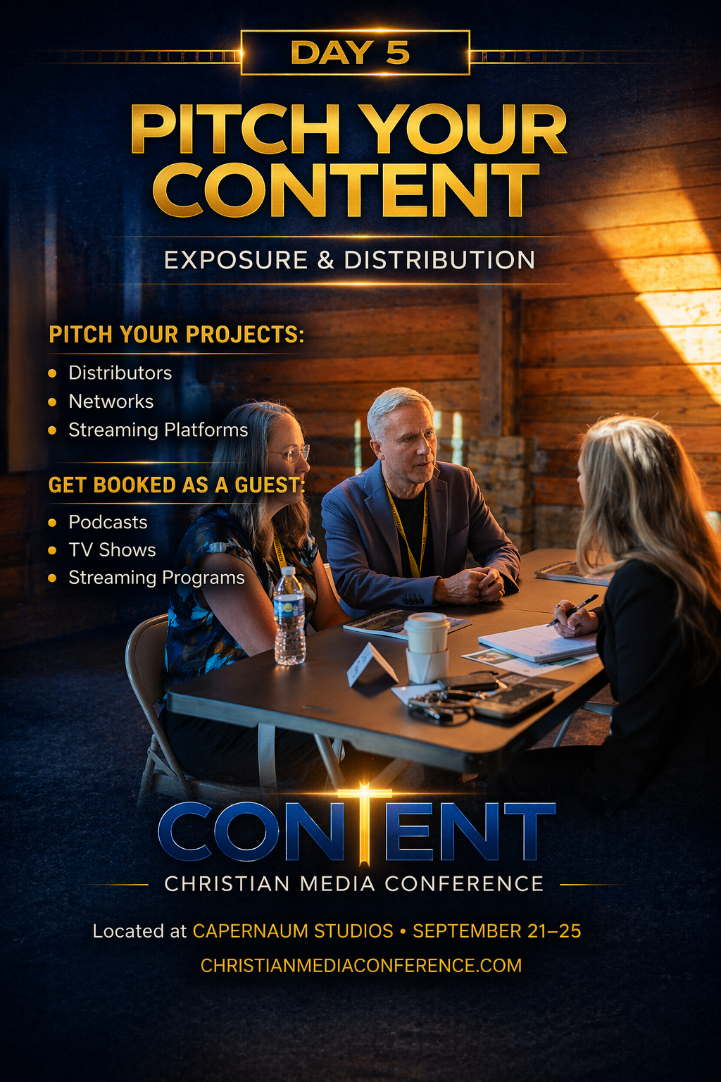 Pitch Your Project / Get Booked as a Guest / Pic of Tim & Michelle Shields