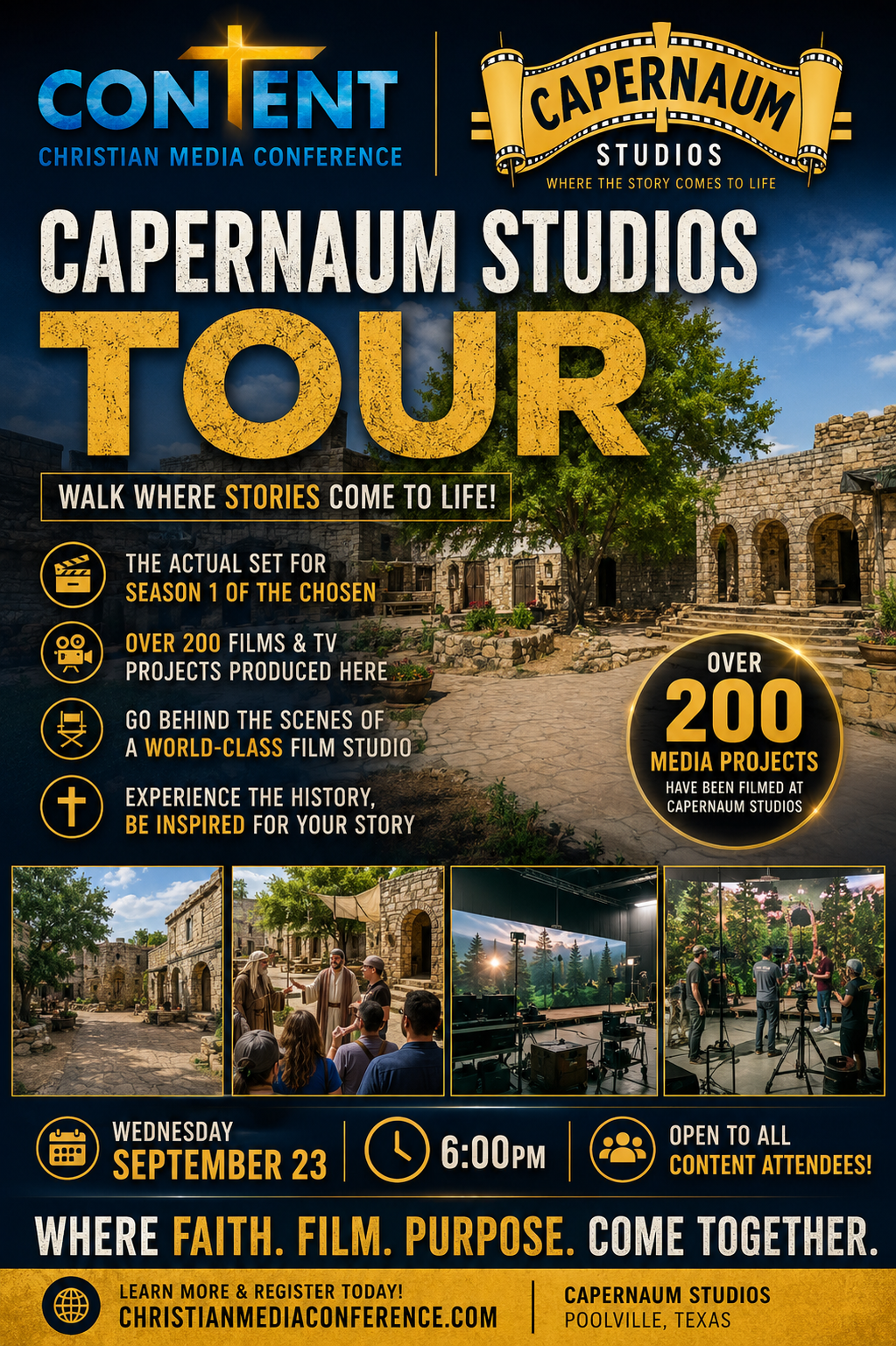 Day 3 Evening: Capernaum Studios Tour