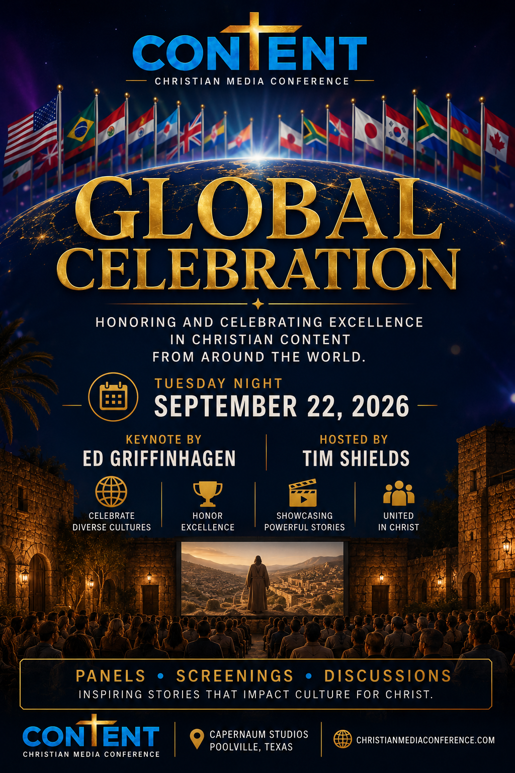 Day 2 Evening: Global Media Celebration: Honoring Global Leaders and their Content