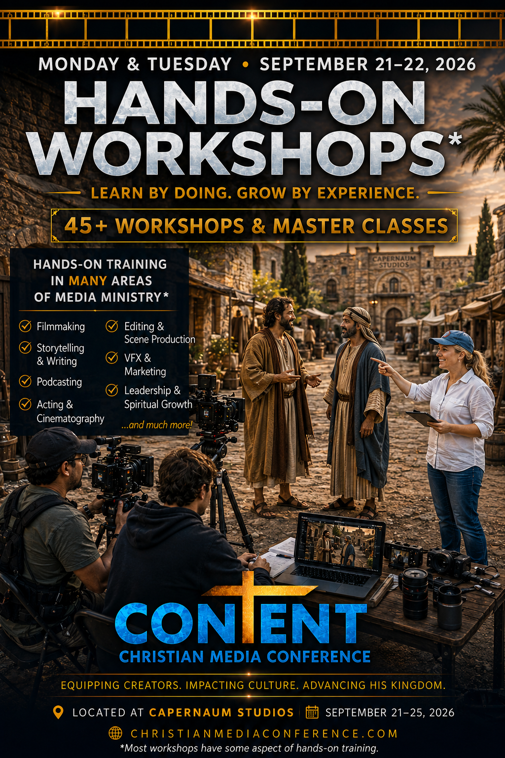 Day 1 & 2: Hands On Workshops