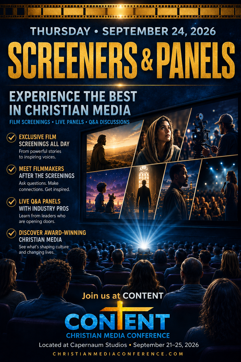 Day 4 All Day: Film Festival Screeners and Panels