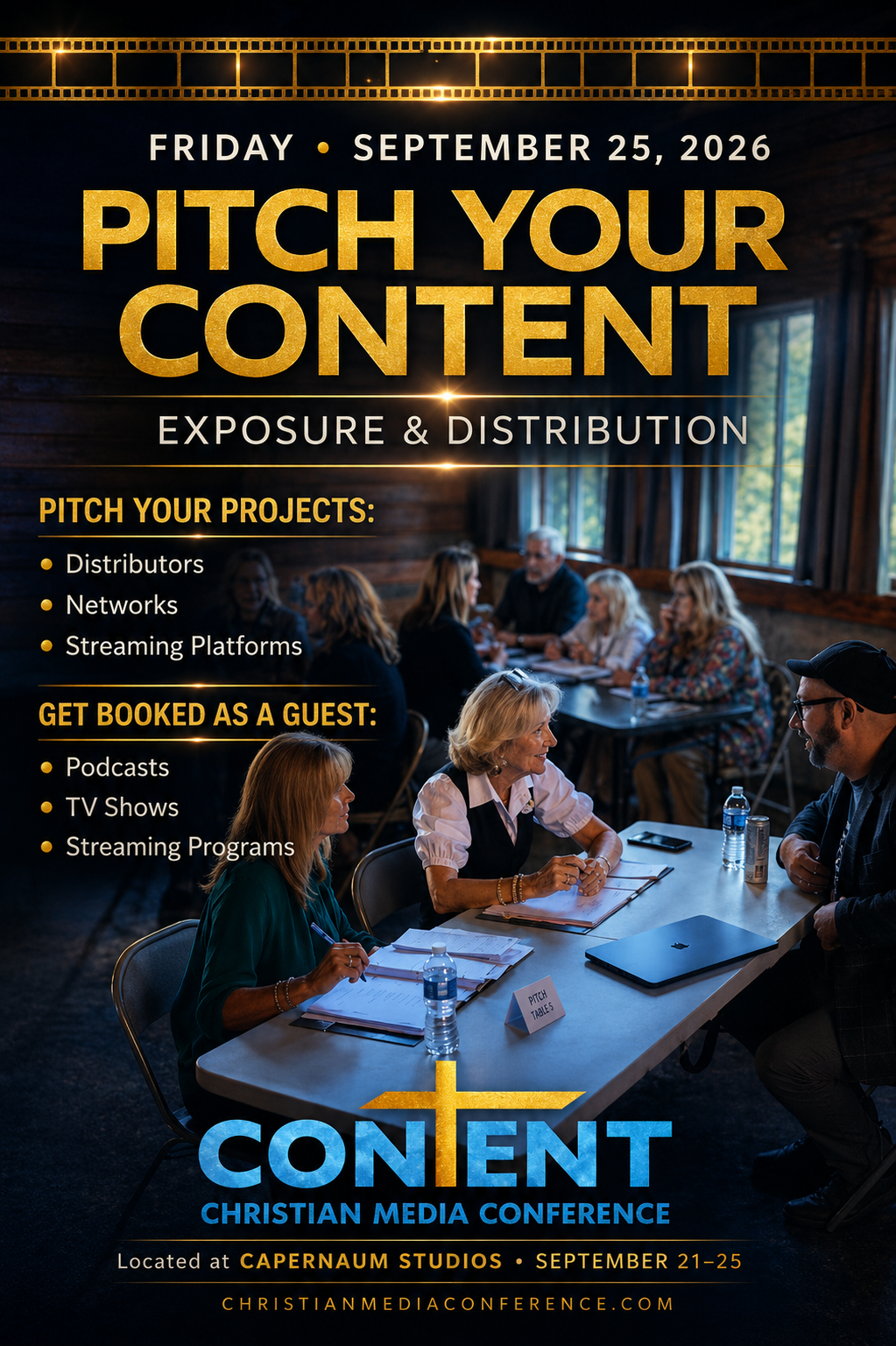 Day 5 Morning: Pitch Your Project / Get Booked as a Guest / Pic of Kim Crabill