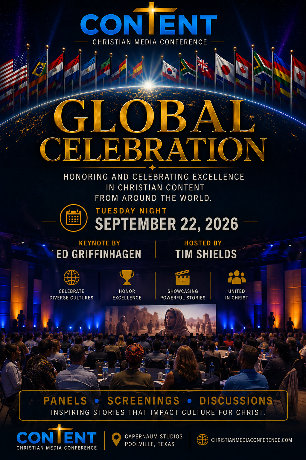 Day 2 Evening: Global Media Celebration: Honoring Global Leaders and their Content