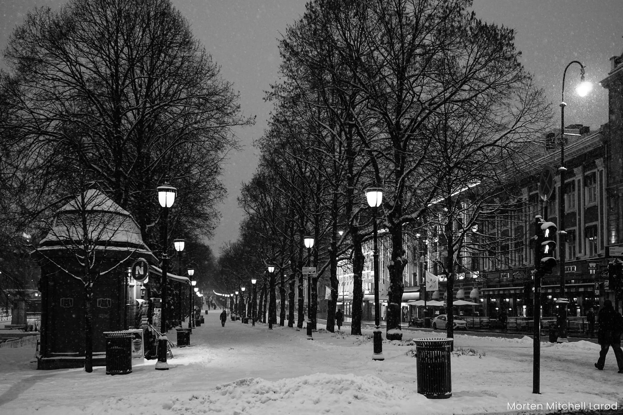 Narvesen-kiosken på Karl Johans gate
