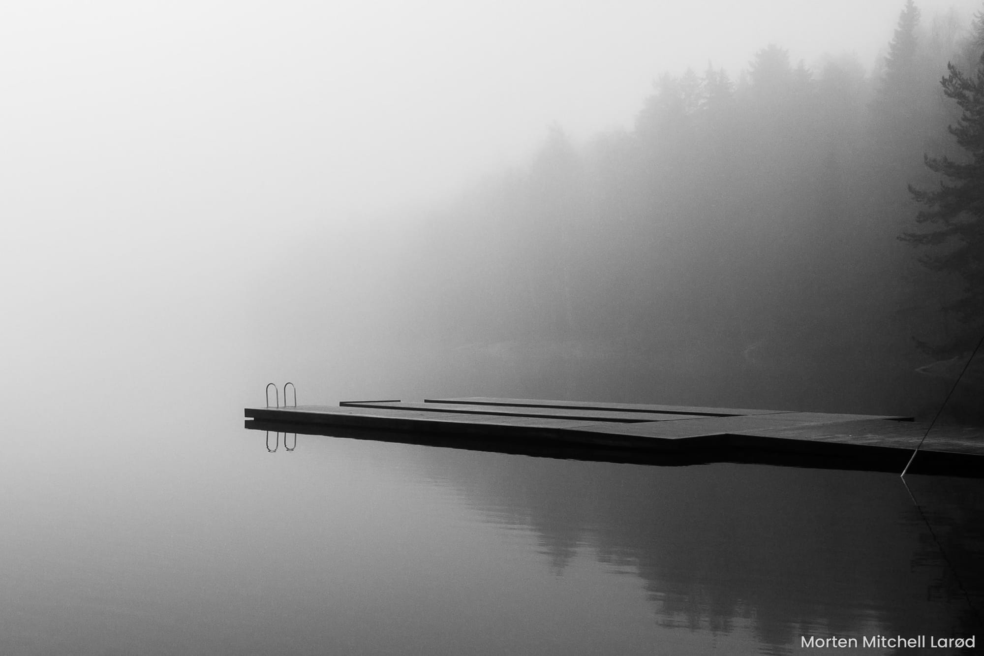 Kajakkbrygga ved Nøklevnn