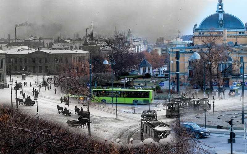 Nationaltheatret og Universitetet