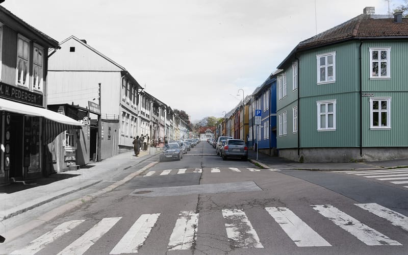 Danmarks gate fra Hjaltlandsgata
