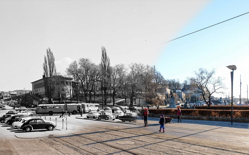 Rådhusplassen og Skansen