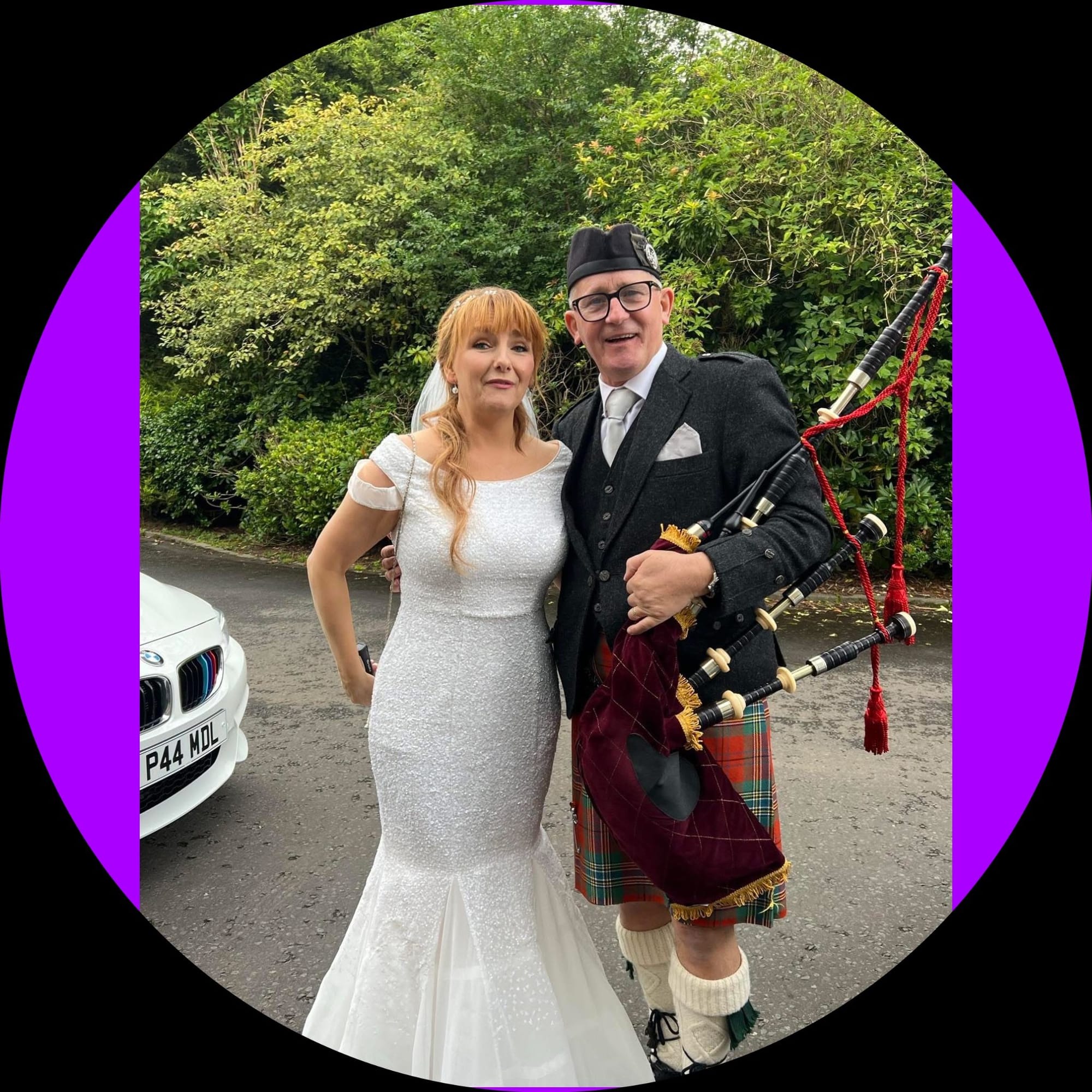Gavin Wrights bride