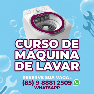 CURSO DE MÁQUINA DE LAVAR EM FORTALEZA image
